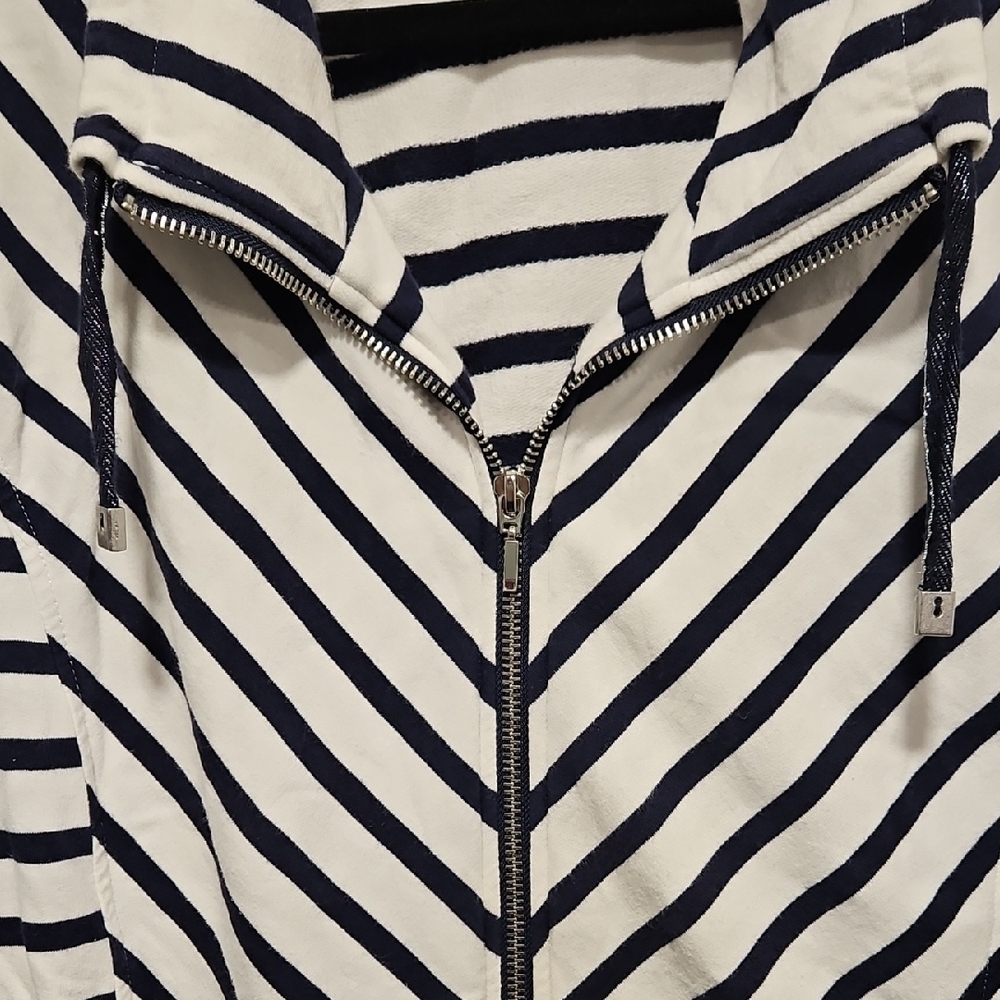 Striped Utility Jacket - Picture 3 of 5